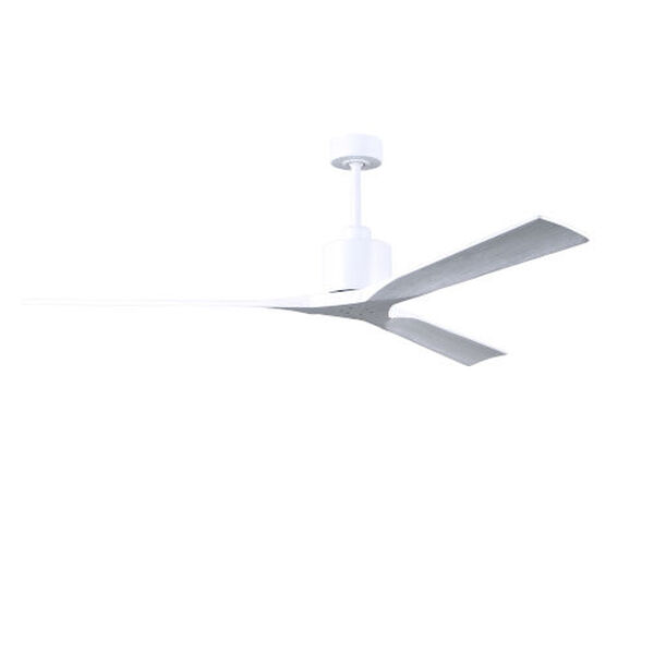 Nan XL Matte White 72-Inch Ceiling Fan with Matte White Blades, image 1