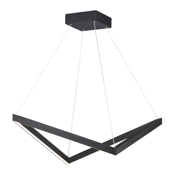 Stealth Black LED Single Pendant, image 1