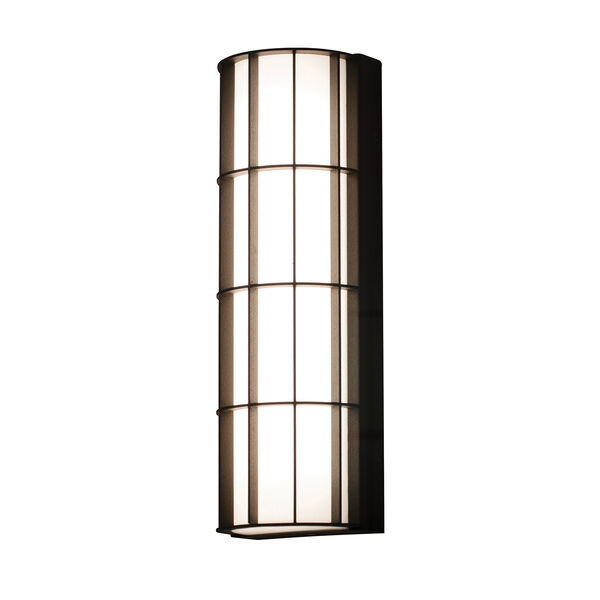 Broadway Textured Bronze Four-Inch LED Sconce, image 1
