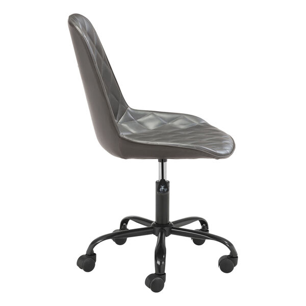 Ceannaire Gray and Black Office Chair, image 3