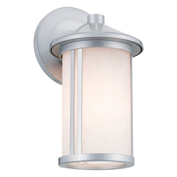 Lombard Brushed Aluminum One-Light Outdoor Small Wall Sconce, image 1