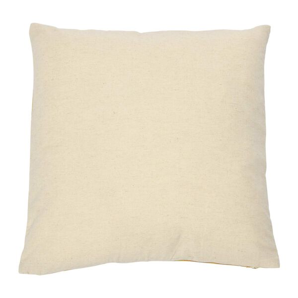 Yellow Quilted Cotton 20 x 20-Inch Pillow, image 4