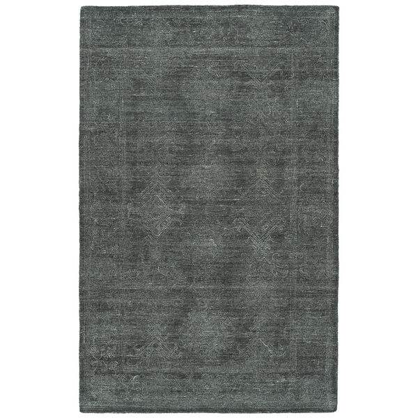Palladian Charcoal Hand-Tufted 2Ft. x 3Ft. Rectangle Rug, image 1