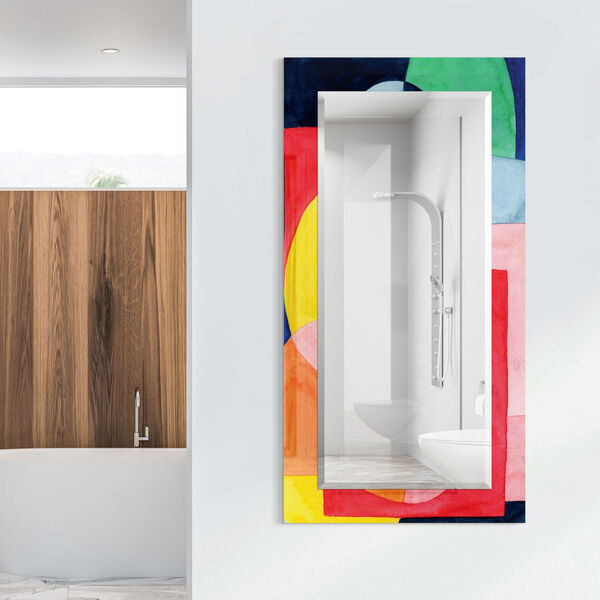 Launder Multicolor 54 x 28-Inch Rectangular Beveled Wall Mirror, image 5