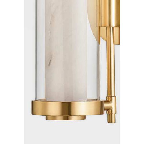 Caterina Vintage Brass Integrated LED Wall Sconce, image 3