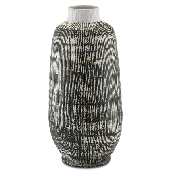 Cape Town Textured Black and White Urn, image 1