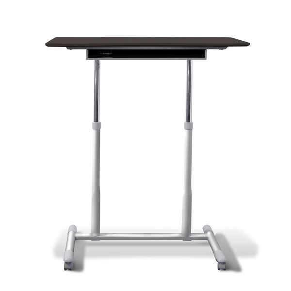 Stand Up Desk Height Adjustable and Mobile with Espresso Top, image 3