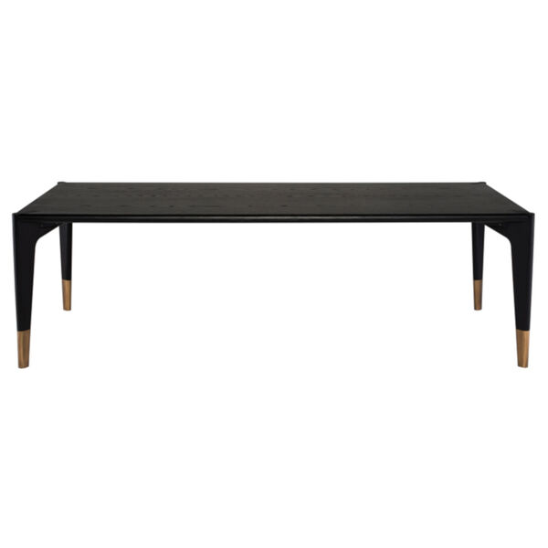 Quattro Onyx and Bronze Dining Table, image 2