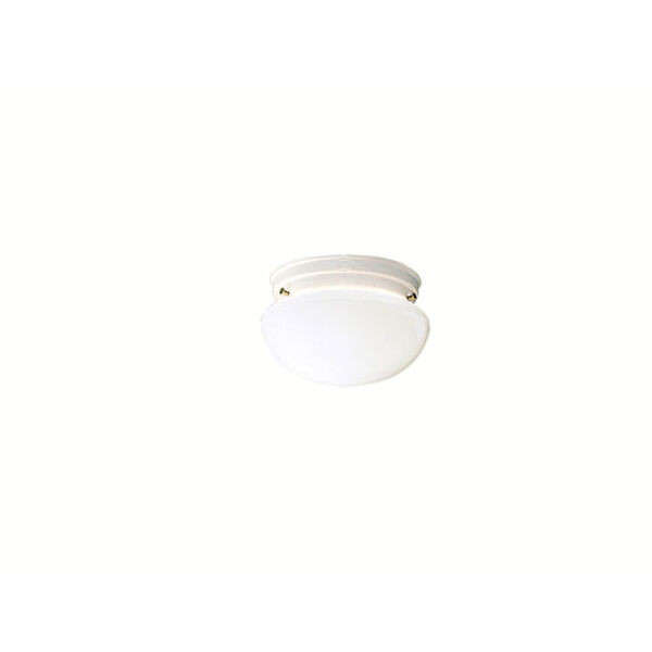 White Flush Mount Ceiling Light, image 1