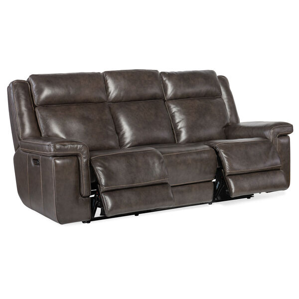 Montel Dark Wood Lay Flat Power Sofa with Power Headrest and Lumbar, image 4