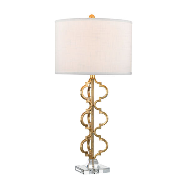 Castile Gold Leaf One-Light Table Lamp, image 2