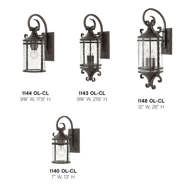 Casa Olde Black 7-Inch One-Light Outdoor Small Wall Mount, image 4