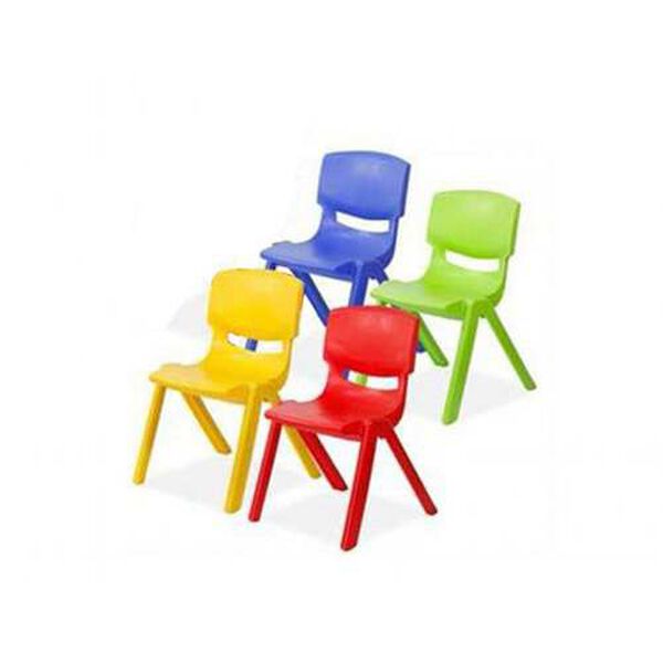 Mambo Kids Multicolor Outdoor Stackable Armchair, Set of Four, image 1