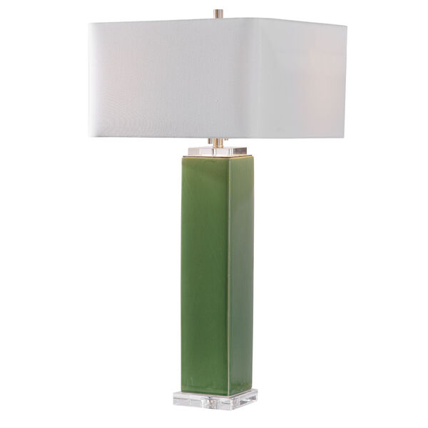 Aneeza Tropical Green 2-Light Table Lamp, image 1