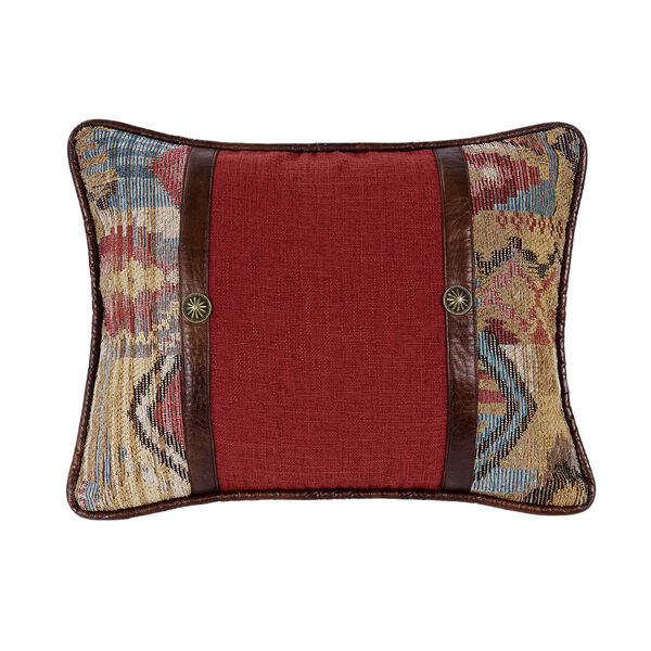 Ruidoso Multicolor 16 x 21 In. Throw Pillow with Scalloped Corners, image 1