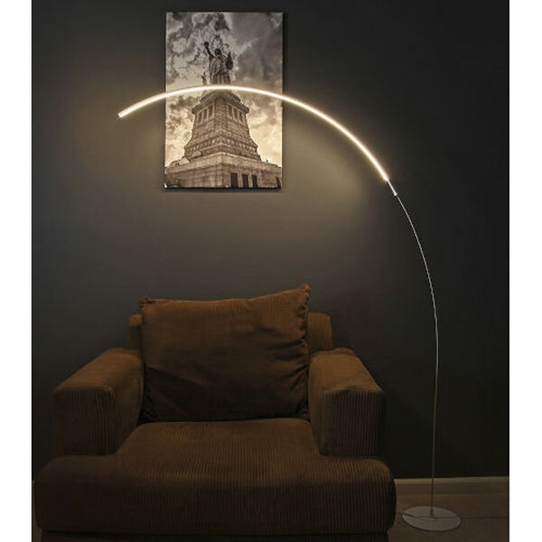 Sparq Arc Silver Integrated LED Floor Lamp, image 6