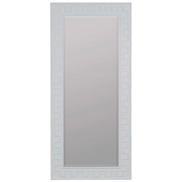 X Erin Gates Bright White Brook Floor Leaner Mirror, image 2