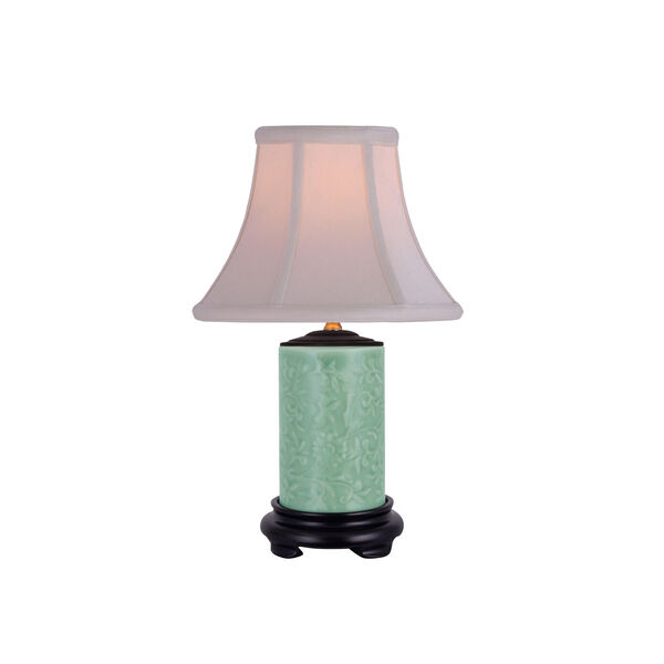 Porcelain Ware One-Light Celadon Small Lamp, image 1