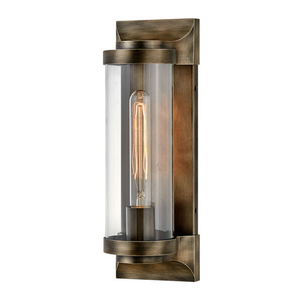 Pearson Burnished Bronze 14-Inch One-Light Outdoor Wall Mount, image 1