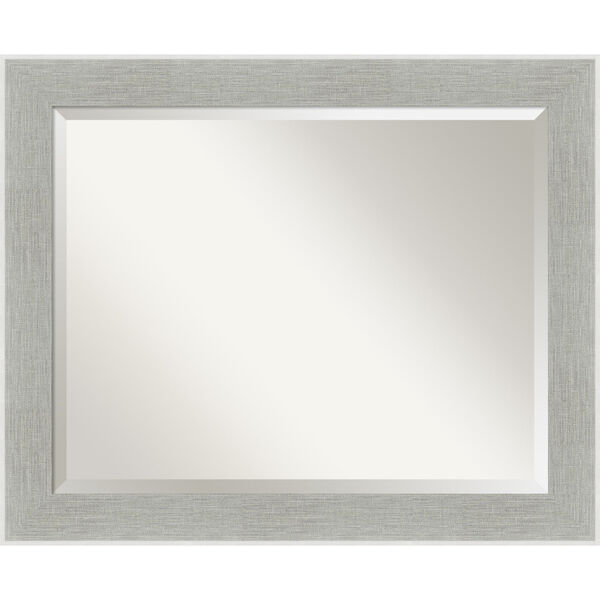 Gray Frame 33W X 27H-Inch Bathroom Vanity Wall Mirror, image 1