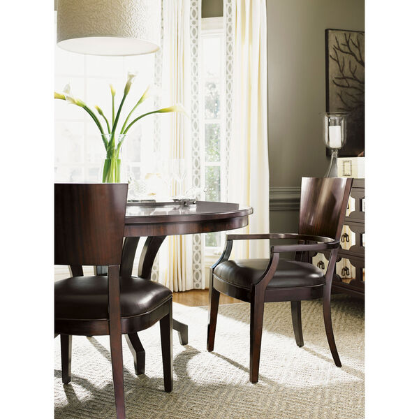 Kensington Place Brown Beverly Glen Round Dining Table, image 3