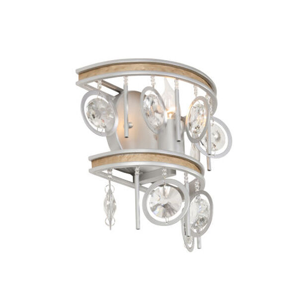 Charmed Silver Champagne Mist One-Light Wall Sconce, image 3