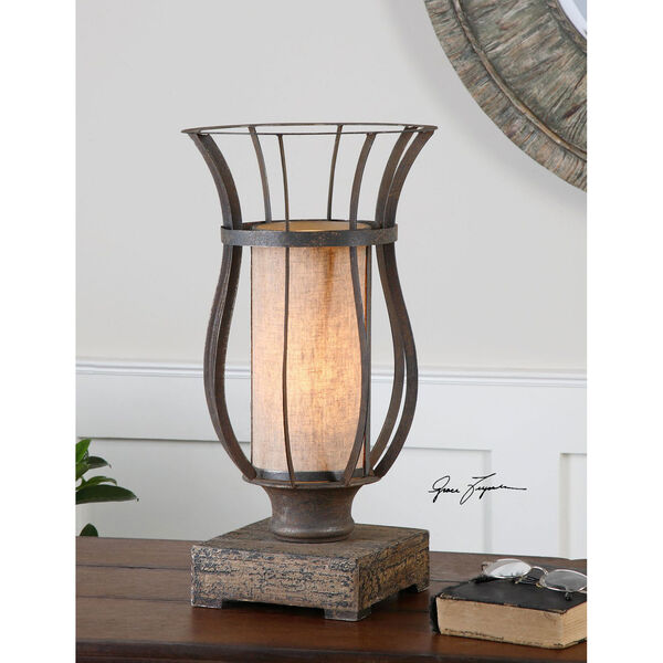 Minozzo Rustic Bronze One-Light Accent Lamp, image 2