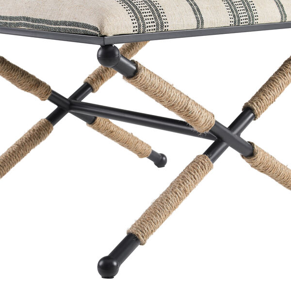 Oliver Black, Natural and Beige Thomas Ottoman, image 5