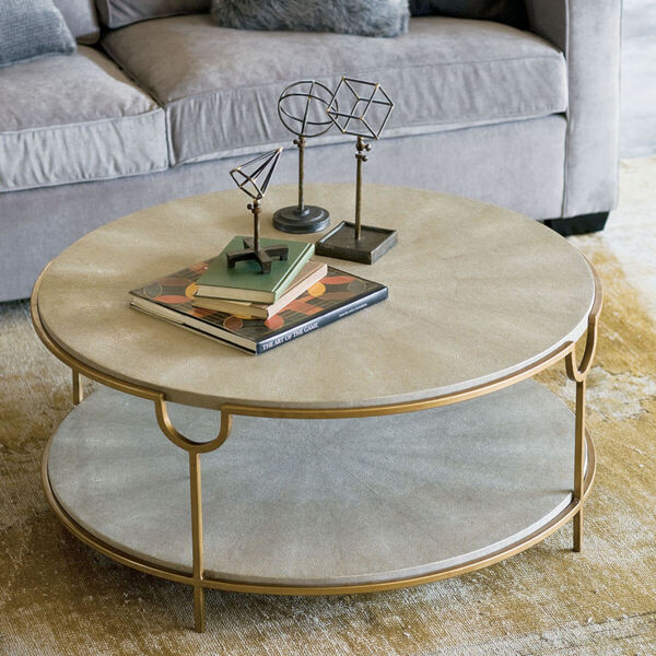 Regina Andrew Vogue Reen Ivory And, Ivory Coffee Table With Storage