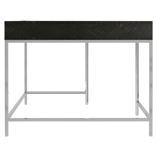 Coleman Cinder and Polished Stainless Steel 38-Inch Desk, image 3