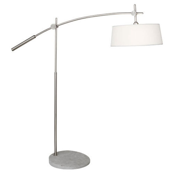 Rico Espinet Miles Brushed Nickel Two-Light Floor Lamp, image 1