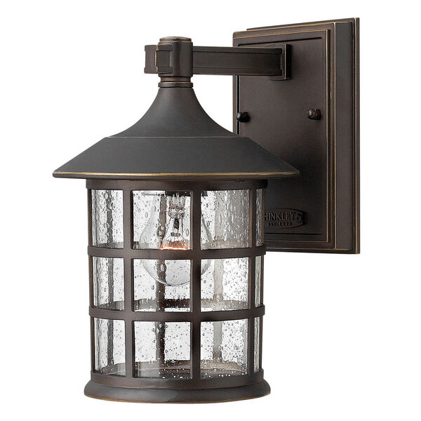 Freeport Oil Rubbed Bronze One-Light Small Outdoor Wall Light, image 1