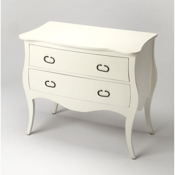 Rochelle Off White Drawer Chest, image 1