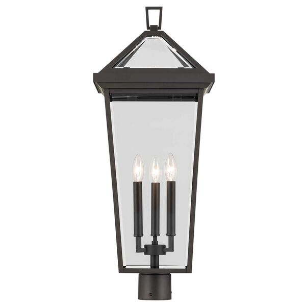 Regence Olde Bronze 29-Inch Three-Light Outdoor Post Lantern, image 6