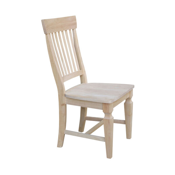 Beige Slat Back Chair, Set of 2, image 5