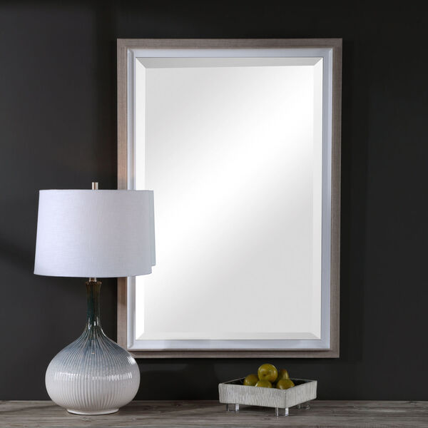 Mitra Gloss White Rectangular Mirror, image 6
