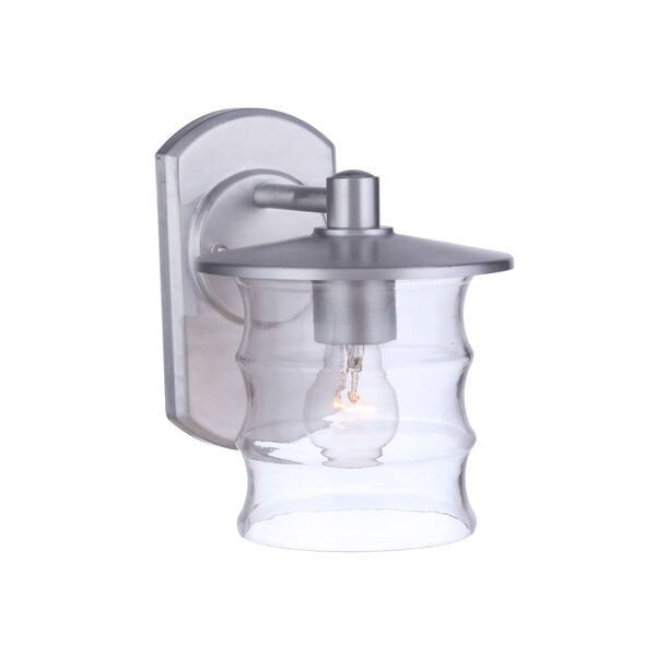 Canon Satin Aluminum Six-Inch One-Light Outdoor Wall Sconce, image 2