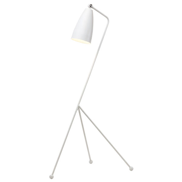 Lucille White One-Light Floor Lamp, image 1