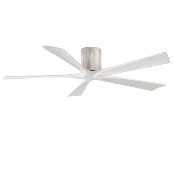Irene-5H Barnwood and Matte White 60-Inch Outdoor Ceiling Fan, image 4