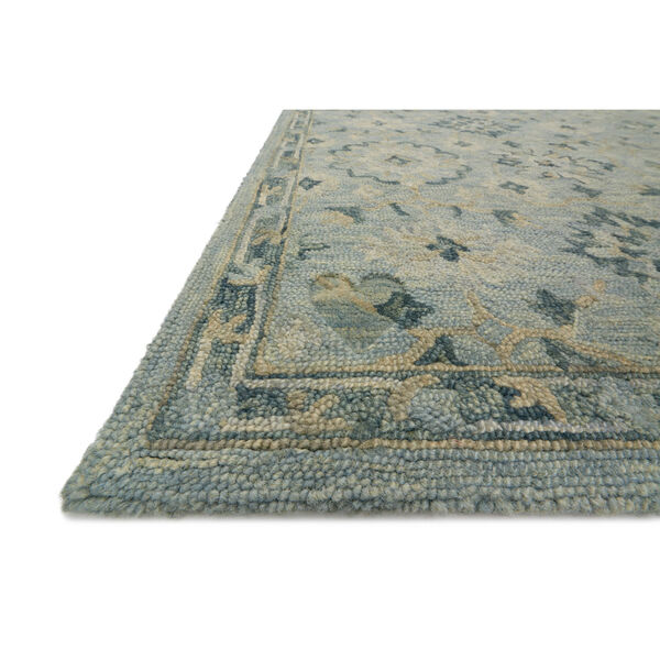 Crafted by Loloi Hawthorne Light Blue Rectangle: 3 Ft. 6 In. x 5 Ft. 6 In. Rug, image 2