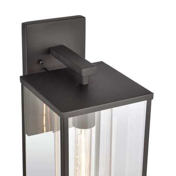 Augusta Matte Black One-Light Outdoor Wall Sconce, image 6