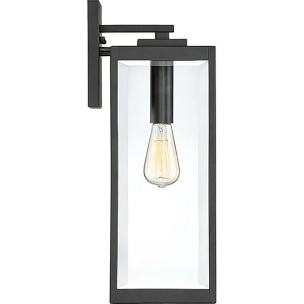 Pax Black 20-Inch One-Light Outdoor Wall Lantern with Beveled Glass, image 4