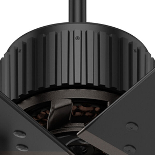 HFC Matte Black 72-Inch Adjustable Ceiling Fan, image 5