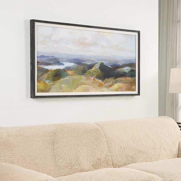 Multicolor Above The Lakes Framed Landscape Print Wall Art, image 6