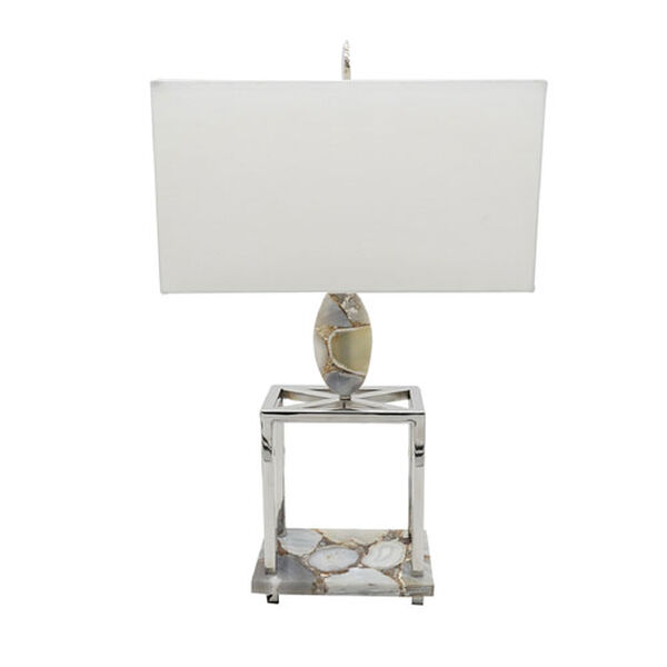 Agate Silver Grey Table Lamp, image 3
