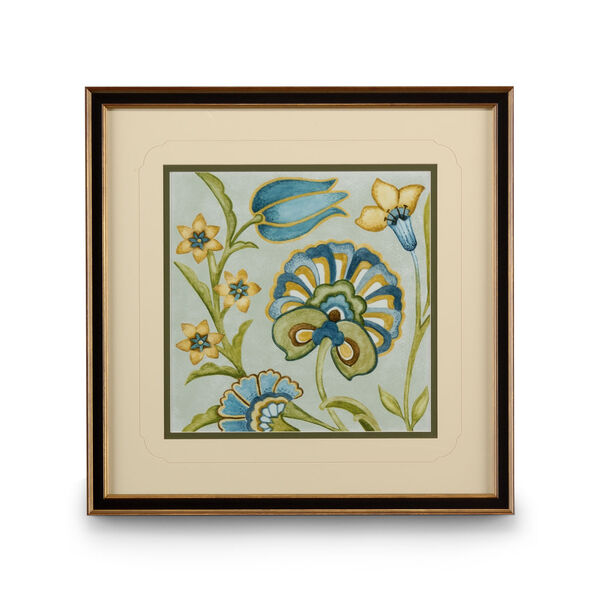 Brown and Gold Decorative Golden Bloom II Wall Art, image 1