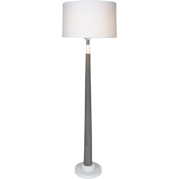 Ellison White and Gray One-Light Floor Lamp, image 2