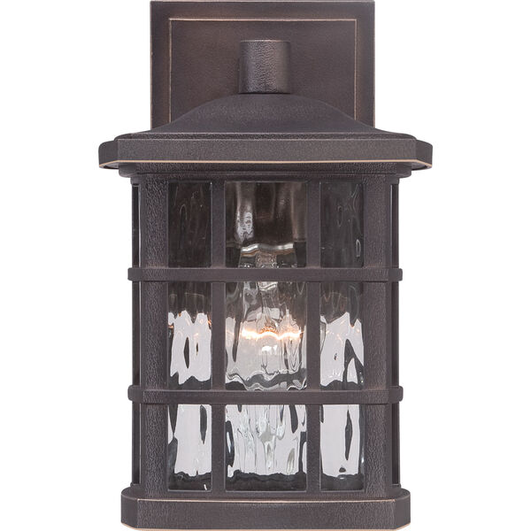 Stonington Palladian Bronze One Light Clear Water Shade Outdoor Wall Fixture, image 4
