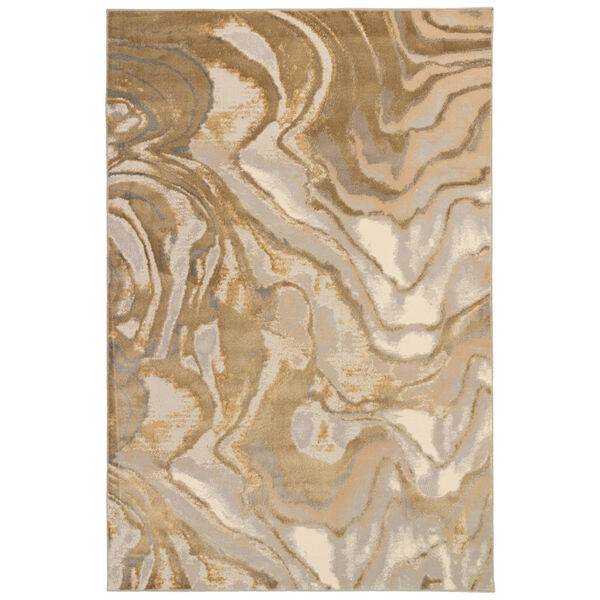Liora Manne Soho Gold 7 Ft. 10 In. x 9 Ft. 10 In. Agate Indoor Rug, image 2