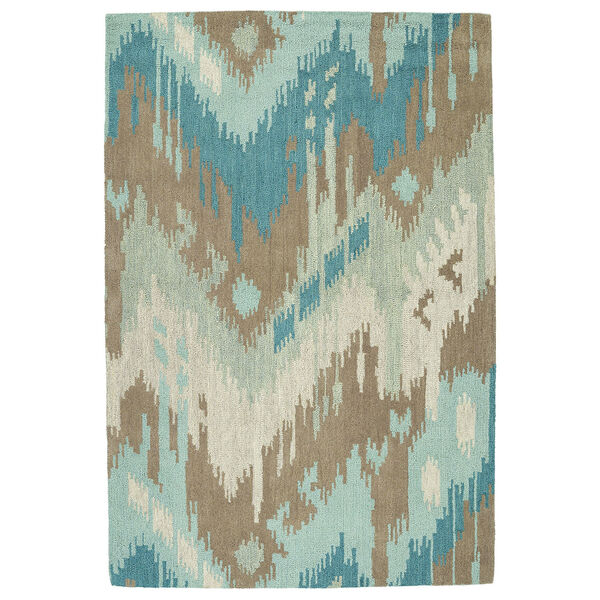 Casual Mint Hand Tufted 3Ft. x 5Ft. Rectangle Rug, image 1